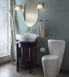 Mansfield's Enso Pedestal Sink